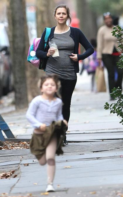 Maggie Gyllenhaal Shows Off Growing Baby Bump
