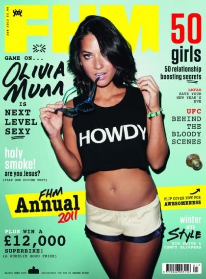 Olivia Munn in the January Issue of FHM