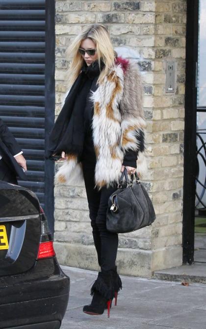 Kate Moss: Chilly in London