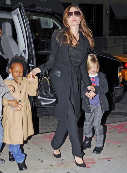 Angelina Jolie is being sued, and she took the kids to see 'The Muppets' in NYC