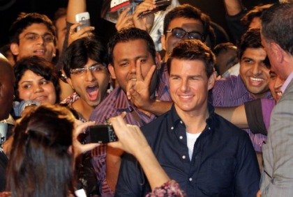 Indians Were Paid to Be Tom Cruise Fans
