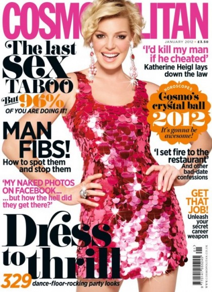 Katherine Heigl covers   Cosmo UK, claims Hollywood labeled her 'mouthy'