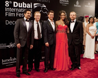 Tom Cruise at the 'MI4' Dubai premiere: too tanned and tweaked up or not that bad'