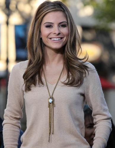 Maria Menounos Works The Leather Shorts