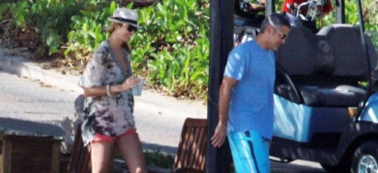 Stacy Keibler and George Clooney Are in Cabo