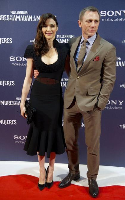 Daniel Craig Hits the Red Carpet with Rachel Weisz in Madrid