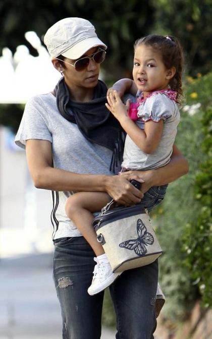 Halle Berry: School Duty with Adorable Nahla