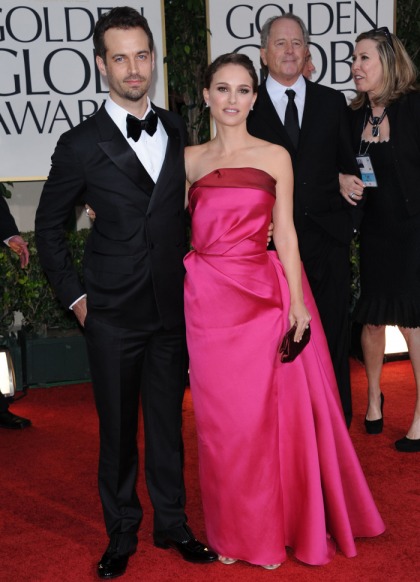 Natalie Portman in hot pink Lanvin at the Globes: gorgeous or too overworked?