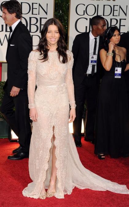 Jessica Biel: 2012 Golden Globes Gorgeous