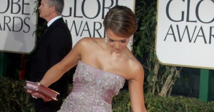 Jessica Alba at the 2012 Golden Globes