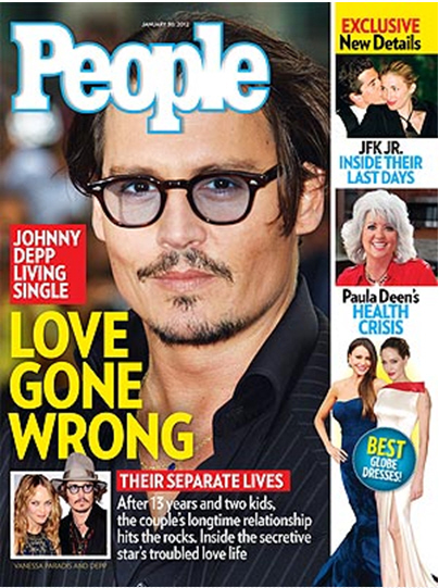 People Mag: Johnny Depp & Vanessa's relationship is 'all but officially finished'