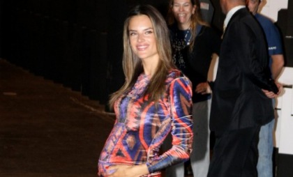 Alessandra Ambrosio Walked the Runway Pregnant