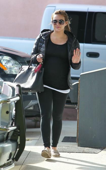 Hilary Duff: Pilates Pregnancy Fitness