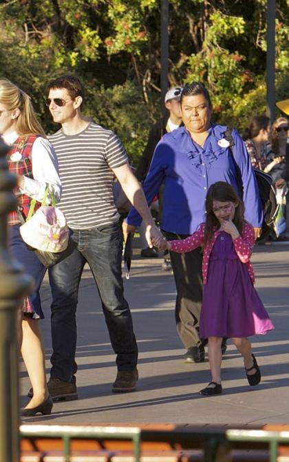 Tom Cruise Treats Suri to a Magical Day at Disneyland