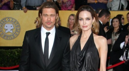 Angelina Jolie and Brad Pitt at the SAG Awards
