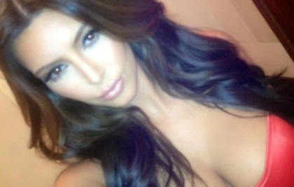 Kim Kardashian Dyed Her Cleavage, Er, Hair