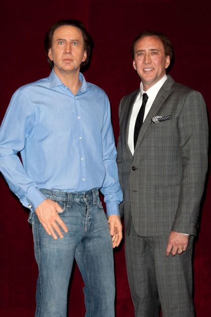 Nicolas Cage's wax statue: incredibly unflattering or good likeness'