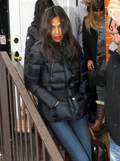 Zoe Saldana is moving way too fast with Bradley Cooper, and he's freaking out