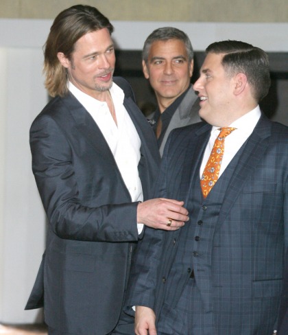 Brad Pitt & George Clooney's bromance dominates the Oscar luncheon