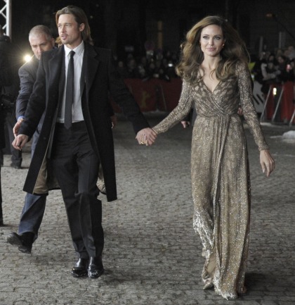 Angelina Jolie wears a sparkly Jenny Packham in Berlin: lovely or dated?