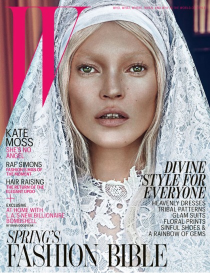 Kate Moss's W Magazine cover shoot: offensive and sacrilegious'