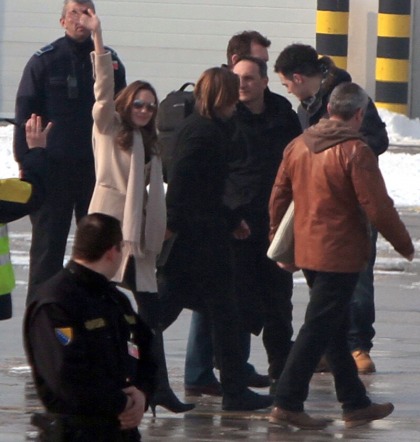 Angelina Jolie & Brad Pitt arrive in Sarajevo, take up 30 hotel rooms
