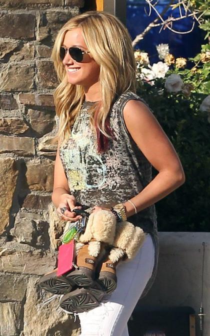 Ashley Tisdale's Valentine's Day Outing
