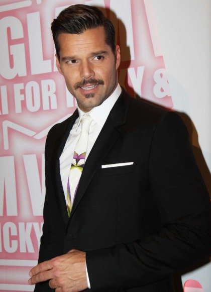 Ricky Martin's new mustache & soul-patch: dodgy or charming'