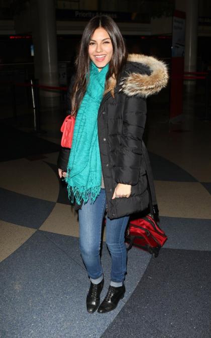 Victoria Justice Lifts Off for London