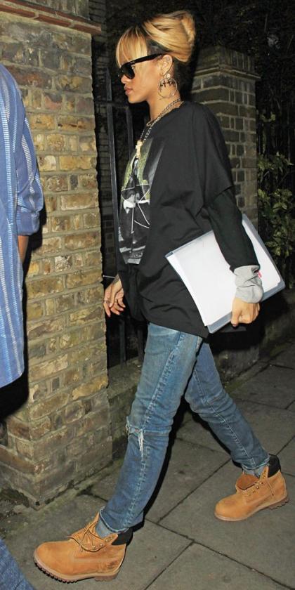Rihanna Hits the Town in London