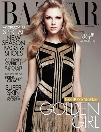 Taylor Swift covers Harper's Bazaar Australia, might be dating Tim Tebow'