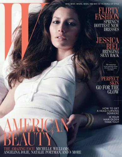 Jessica Biel Heats It Up For W Magazine