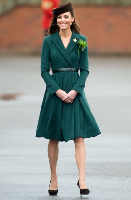 Duchess Kate goes green & shamrocky for St. Patrick's Day: gorgeous or meh'