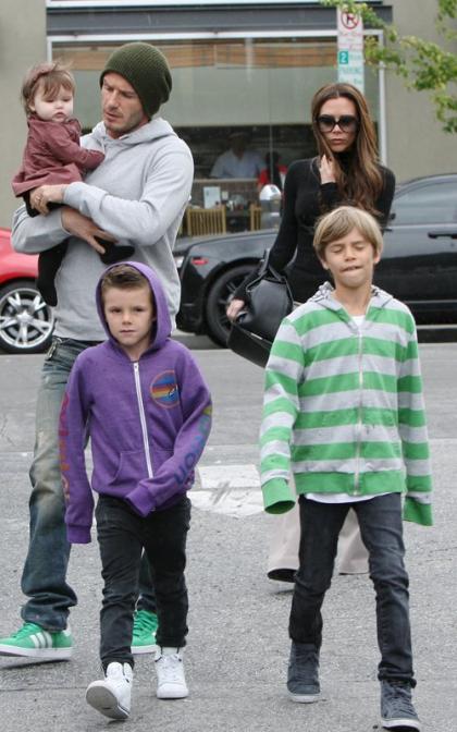 David & Victoria Beckham's St. Patrick's Day with the Brood
