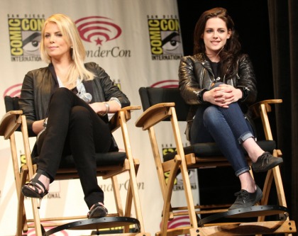 Charlize Theron & Kristen Stewart call themselves 'bitches' during WonderCon