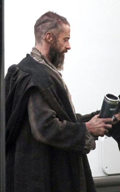Hugh Jackman on the Set of 'Les Miserables?: First Look!