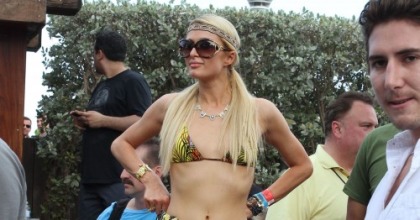 Paris Hilton Shows Off Her Sexy Chest Plate