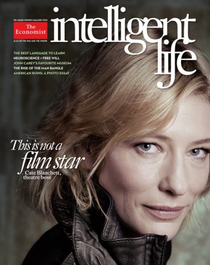 Cate Blanchett appears on a magazine cover without retouching or Photoshop