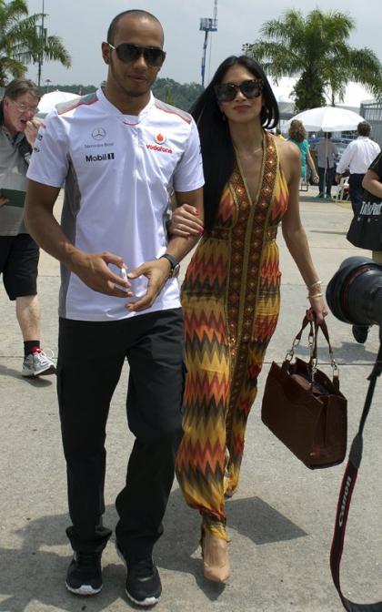 Nicole Scherzinger Cheers On Racing Beau in Malaysia