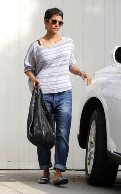 Halle Berry's Rock Flaunting Studio City Outing