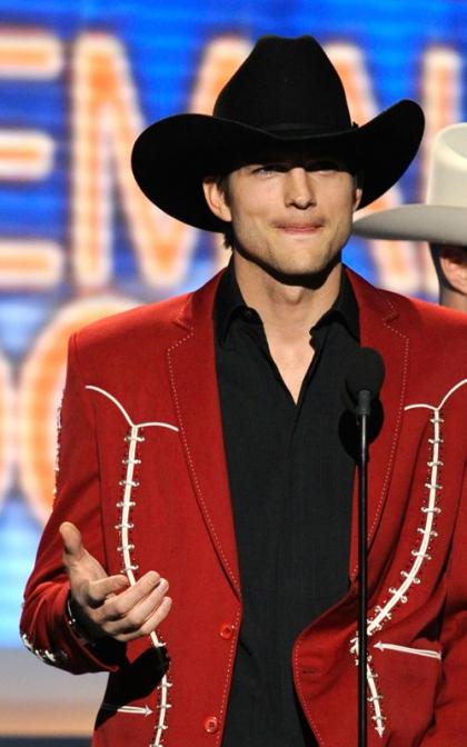 Ashton Kutcher Goes Country at the 2012 ACM Awards