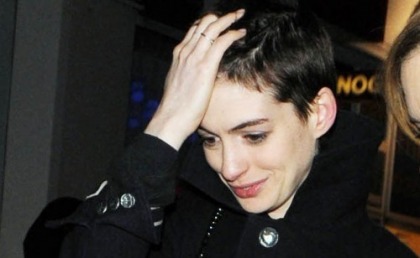 Anne Hathaway Cut Off All Her Hair