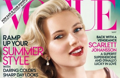 Scarlett Johansson in Vogue, Talks Ryan Reynolds