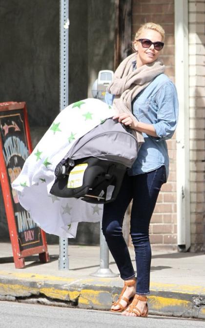 Charlize Theron & Baby Jackson's Little Dom's Lunch Date