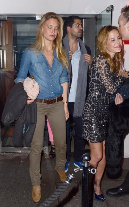 Bar Refaeli's Rosy Night Out in London