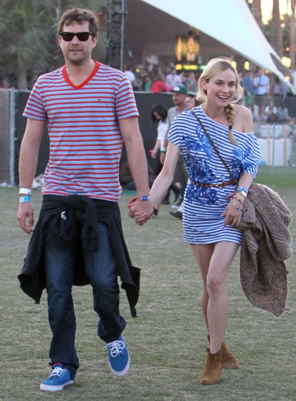 Diane Kruger & Joshua Jackson are adorable, plus more Coachella pics