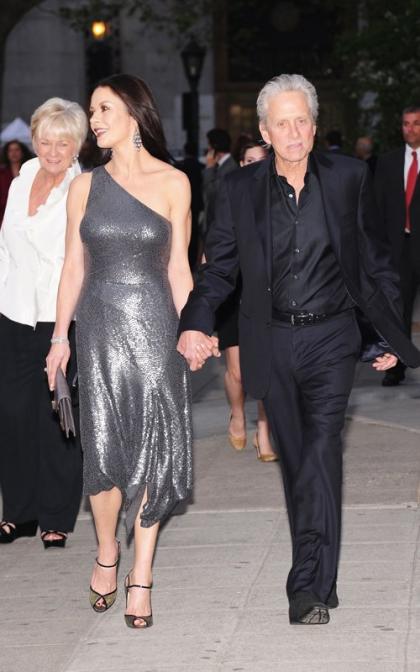 Catherine Zeta Jones & Michael Douglas Kick Off Tribeca 2012