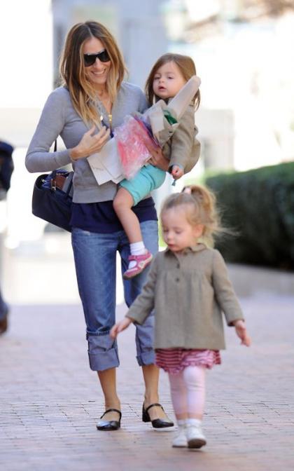 Sarah Jessica Parker's Park Playdate with Tabitha and Marion