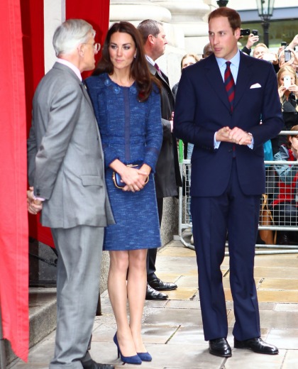 Duchess Kate in a royal blue Rebecca Taylor suit: gorgeous or boring?