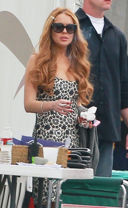 Surprise! Lindsay Late for Glee After Partying the Night Before